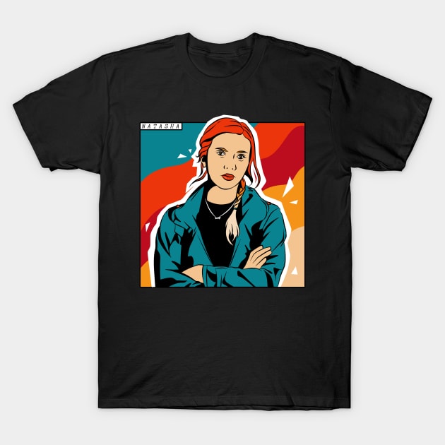 natasha - Favorite female superhero T-Shirt by super villain